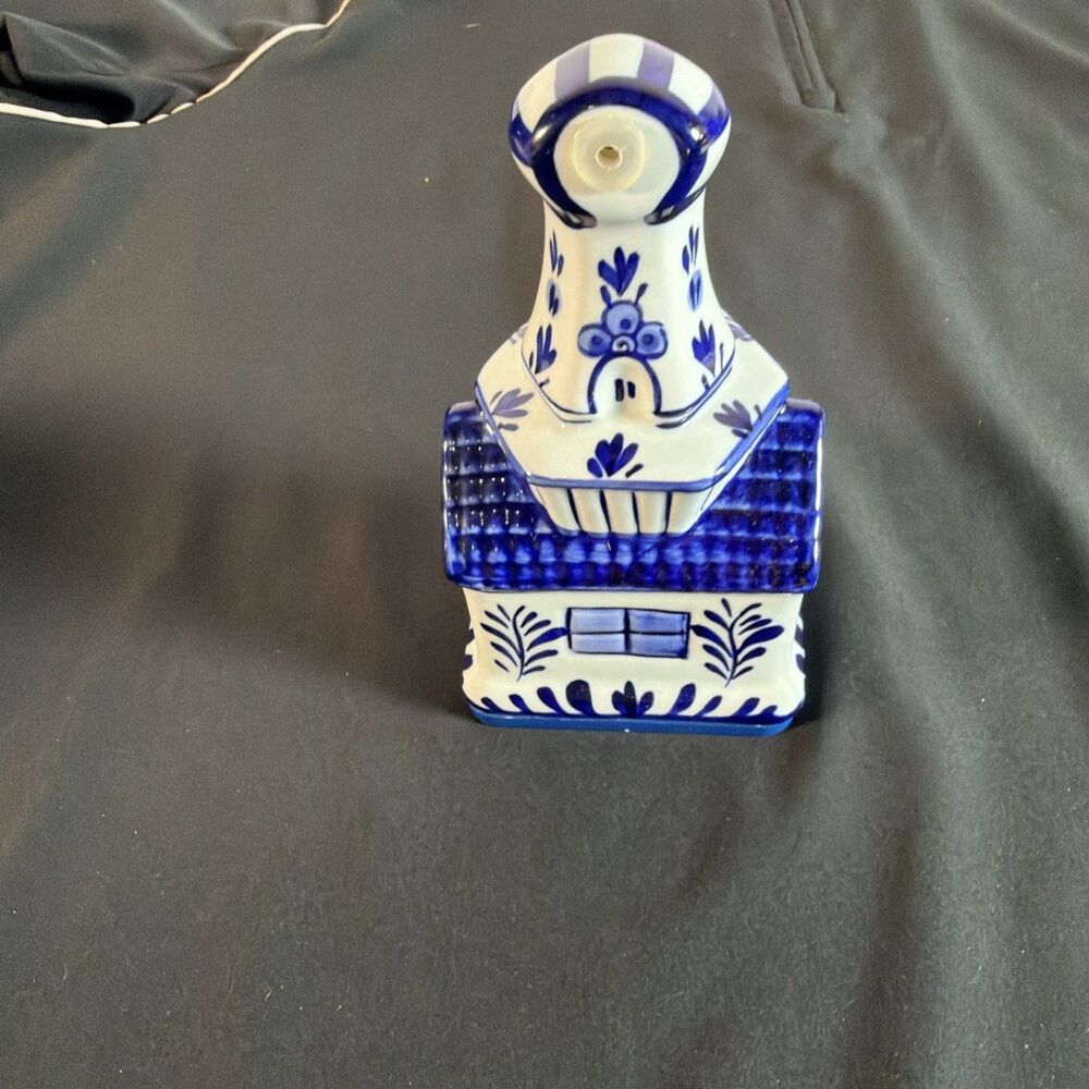 Delft Blue Holland Windmill Figurine Damaged Excellent Condition
